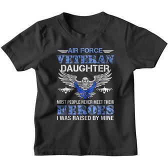 Air Force Veterans Daughter Us Veterans Day Gift Youth T-shirt - Thegiftio UK