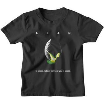 Alan In Space Nobody Can Hear You In Space Youth T-shirt - Thegiftio UK