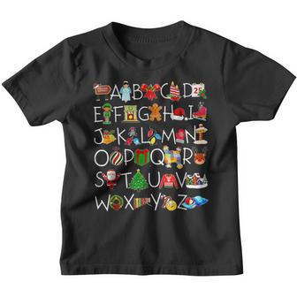 Alphabet Teacher Christmas Costume Preschool Teacher Youth T-shirt - Thegiftio UK