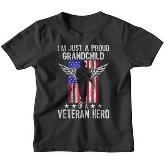 American Flag Patriotic Day Veterans Day For Kids Youth T-shirt - Thegiftio UK