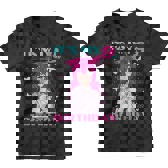 Anime Girl Its My 9Th Birthday 9 Years Birthday Girl Kawaii Youth T-shirt - Thegiftio