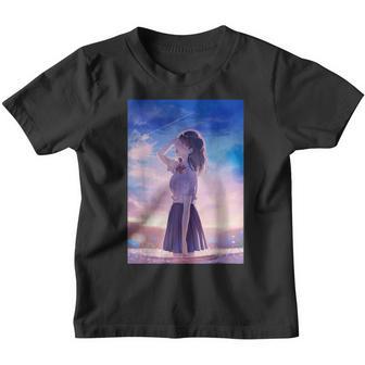 Anime Girl Kawaii Waifu Aesthetic Japanese Otaku V3 Youth T-shirt - Thegiftio UK