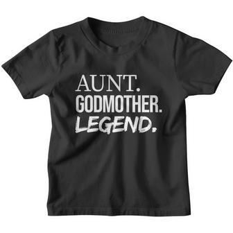 Aunt Godmother Legend Funny Favorite Aunt Great Gift Youth T-shirt - Monsterry DE