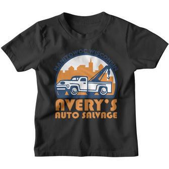 Avery S Auto Salvage Manitowoc T-Shirt Youth T-shirt - Thegiftio UK