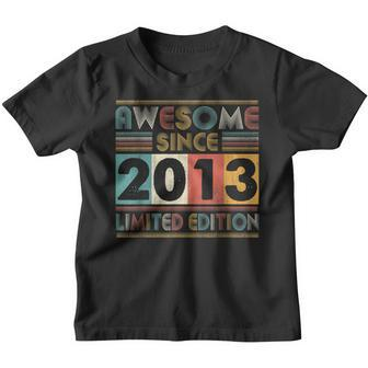 Awesome Since 2013 10Th Birthday Made In 2013 10 Years Old Youth T-shirt - Thegiftio UK