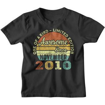 Awesome Since November 2010 12 Years Old 12Th Birthday Gifts V3 Youth T-shirt - Thegiftio UK
