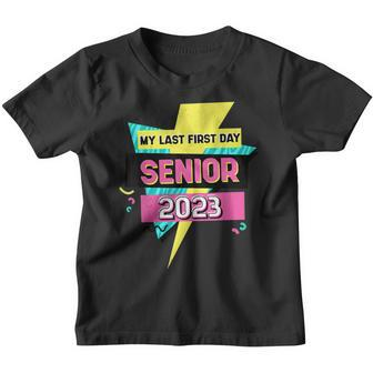 Back To School Class Of 2023 My Last First Day Senior 2023 Youth T-shirt - Thegiftio UK