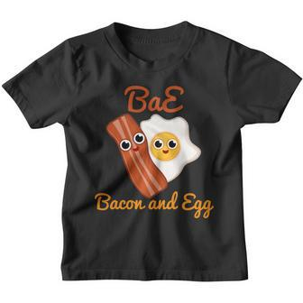 Bae Bacon And Eggs Funny Best Friends Youth T-shirt - Monsterry