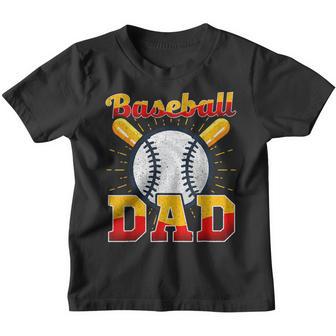 Baseball Dad Baseball Lover For Father Day Game Day 2023 Fan Youth T-shirt - Thegiftio UK