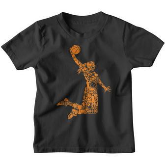 Basketball Girl Women Kids V2 Youth T-shirt - Thegiftio UK