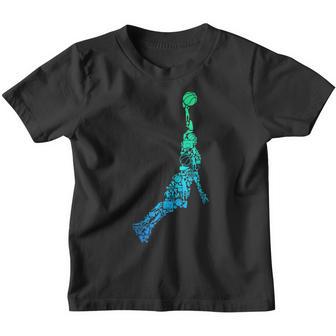 Basketball Player Coach Dunking Kids Boys Men Youth T-shirt - Thegiftio UK