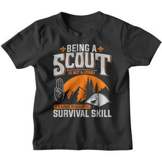 Being A Scout Is Not A Hobby - Boys & Girls Scouts Youth T-shirt | Mazezy