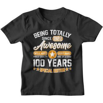 Being Totally Awesome Since 1922 100 Years Special Edition Youth T-shirt - Monsterry