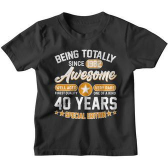 Being Totally Awesome Since 1982 40 Years Special Edition Youth T-shirt - Monsterry