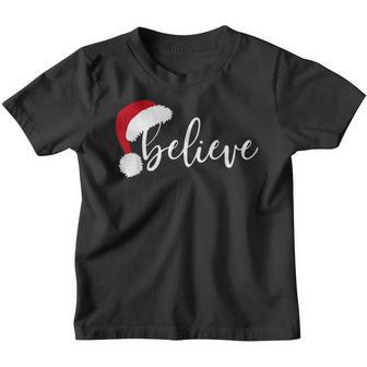 Believe Christmas Santa Costume Gifts For Men Women Kids Youth T-shirt - Thegiftio UK