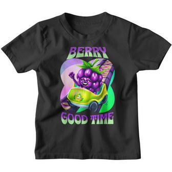 Berry Good Time Boysenberry On Roller Coaster Park Fair Youth T-shirt - Thegiftio UK