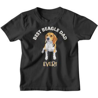 Best Beagle Dad Ever - Funny Dog Owner Youth T-shirt - Thegiftio UK