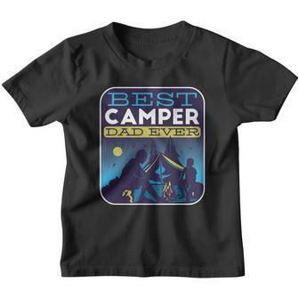 Best Camper Dad Ever Youth T-shirt - Monsterry