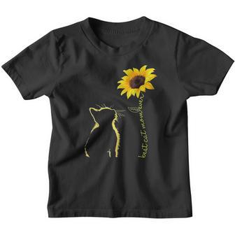 Best Cat Mom Ever Sunflower Mothers Day Youth T-shirt - Thegiftio UK