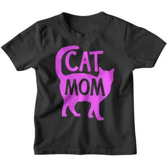 Best Cat Mom Mothers Day Women Kitty Mommy Mama Christmas Youth T-shirt - Thegiftio UK