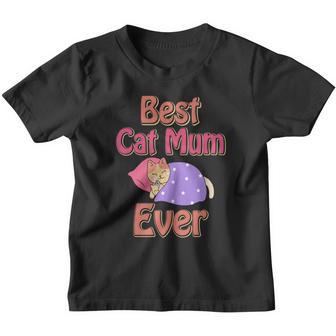 Best Cat Mum Valentine Day Gift For Valentine Day Happy Valentines Day Youth T-shirt - Thegiftio UK