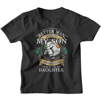 Better Man He Sent Me My Son Special 2022 Gift Youth T-shirt - Thegiftio UK