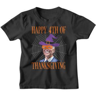 Biden Halloween Pumpkin Mask Funny Political Youth T-shirt - Thegiftio UK