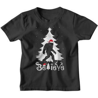 Bigfoot Christmas For Men Boys Girls Funny Christmas Youth T-shirt - Thegiftio UK