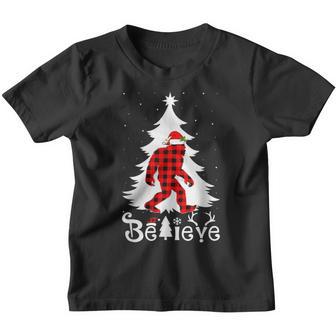 Bigfoot Christmas Gifts For Men Boys Girls Funny Christmas V3 Youth T-shirt - Thegiftio UK