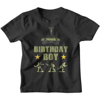 Birthday Army Party Army Decorations Boys Birthday Party Youth T-shirt - Seseable