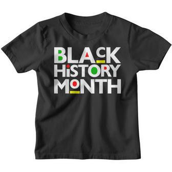 Black History Month Melanin Family Dad Mom Toddler Boy Girl Youth T-shirt - Thegiftio UK