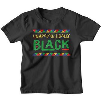 Black History Month Unapologetically Black African Youth T-shirt - Thegiftio UK
