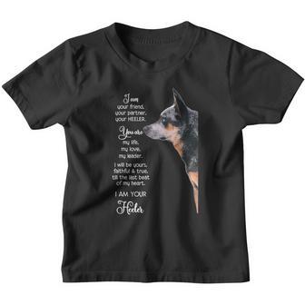 Blue Heelers I Am Your Friend Your Partner Your Heeler Youth T-shirt - Thegiftio UK