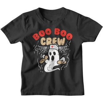 Boo Boo Crew Ghost Web Funny Nurse Halloween Costume Rn Gift Youth T-shirt - Thegiftio UK
