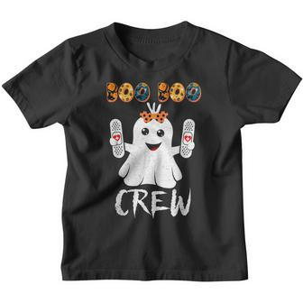 Boo Boo Crew Nurse Funny Halloween Costume Women Girl Kid Youth T-shirt - Thegiftio UK