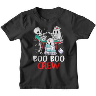 Boo Boo Crew Nurse Ghost & Skeleton Funny Halloween Costume V2 Youth T-shirt - Thegiftio UK