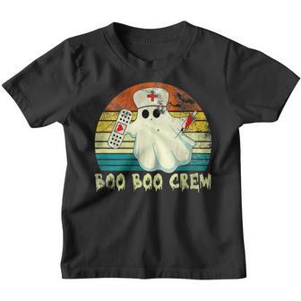 Boo Boo Crew Nurse Halloween Costume Outfit Vintage Womens Youth T-shirt - Thegiftio UK