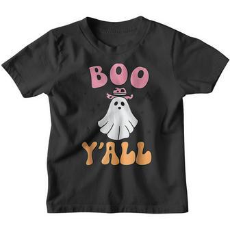 Boo Y’All Country Western Ghost Funny Halloween 2022 V2 Youth T-shirt - Thegiftio UK