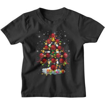 Bowling Christmas Tree Lights Xmas Funny Gifts For Men Women Youth T-shirt - Thegiftio UK