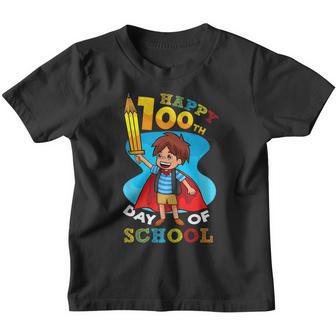 Boy Pencil Sword 100Th Day Of School Gift Boys Kids Youth T-shirt - Thegiftio UK