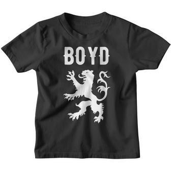 Boyd Clan Scottish Family Name Scotland Heraldry Youth T-shirt - Seseable