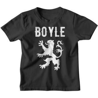 Boyle Clan Scottish Family Name Scotland Heraldry Youth T-shirt - Seseable