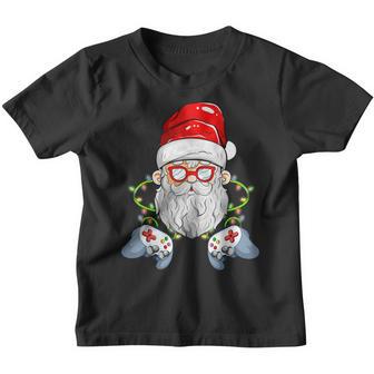 Boys Christmas Santa Xmas Gamer Kids Men Christmas Youth T-shirt - Thegiftio UK