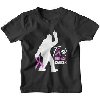 Breast Cancer Awareness Bigfoot Fight Breast Cancer Youth T-shirt - Monsterry