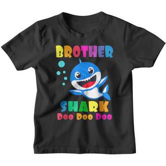 Brother Shark Halloween Christmas Boys Men Family V6 Youth T-shirt - Thegiftio UK