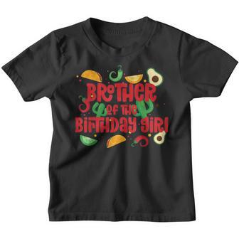 Brother Taco Twosday Fiesta Taco Birthday Theme Girl 2Yr Youth T-shirt - Thegiftio UK