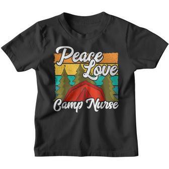Camping Nurse - Medical Services Provider Camp Healthcare Youth T-shirt - Thegiftio UK
