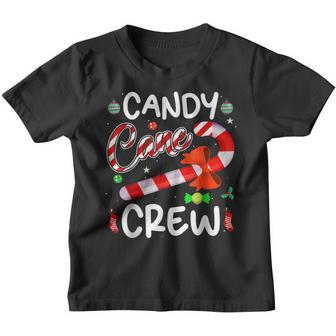 Candy Cane Crew Christmas Matching Family Boys Girls Kids Youth T-shirt - Thegiftio UK