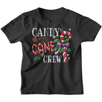 Candy Cane Crew Funny Christmas Candy Lover X-Mas Boys Girls Youth T-shirt - Thegiftio UK