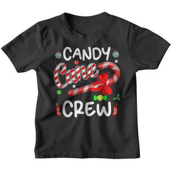 Candy Cane Crew Funny Christmas Candy Lover Xmas Women Girls Youth T-shirt - Thegiftio UK